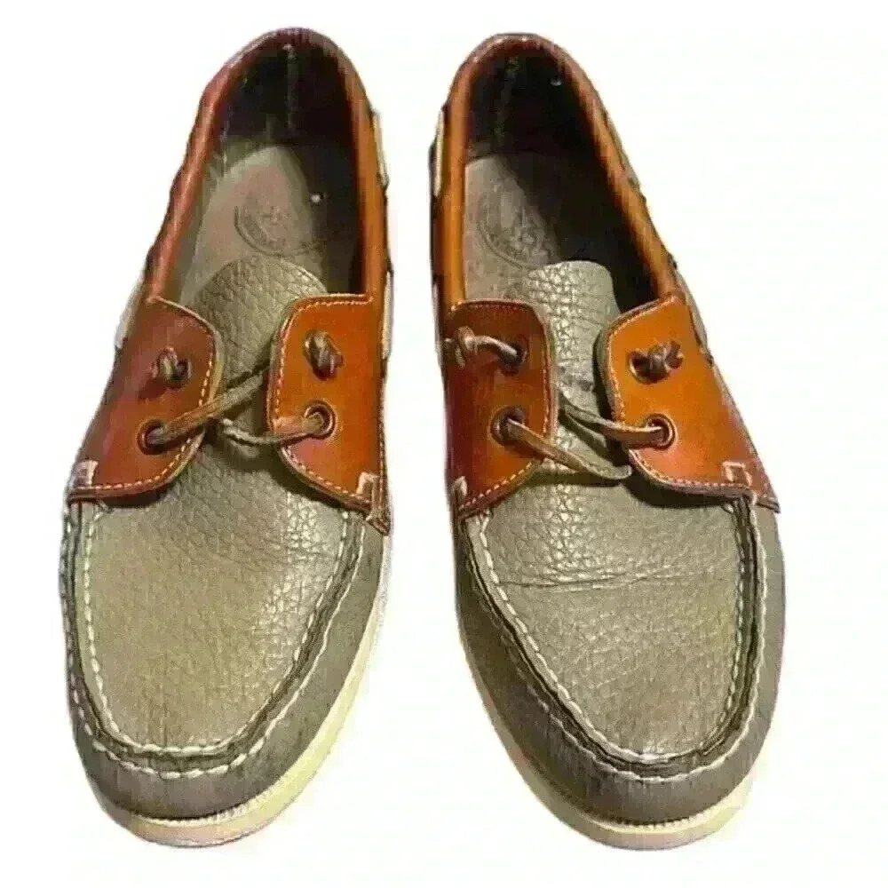 Vintage Dooney Bourke Leather Boat Shoe Flat Sz 7